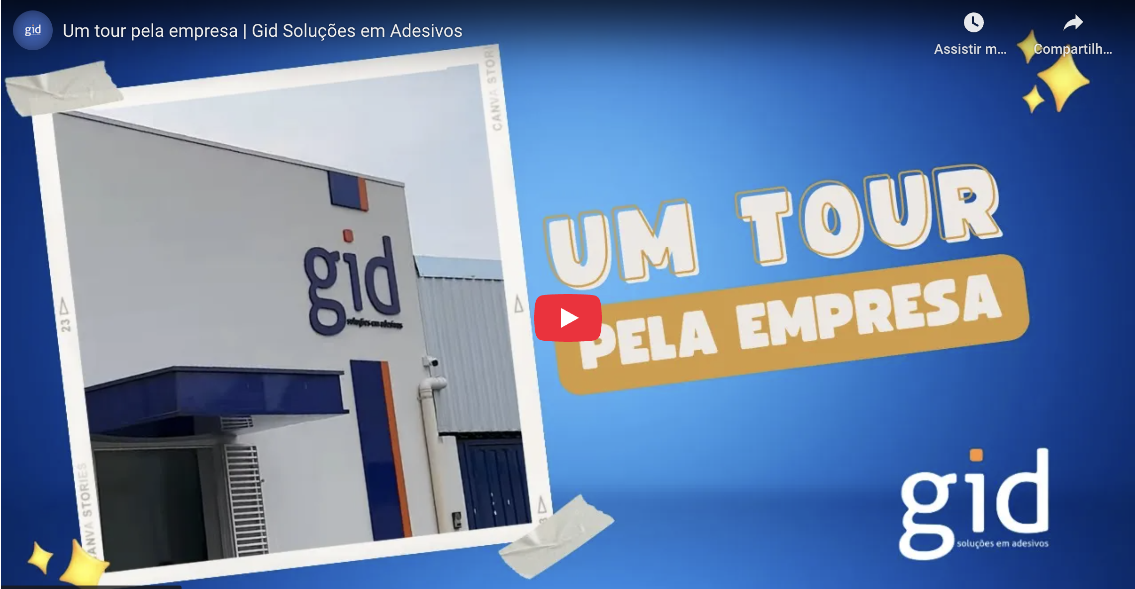 UM TOUR PELA GID ADESIVOS