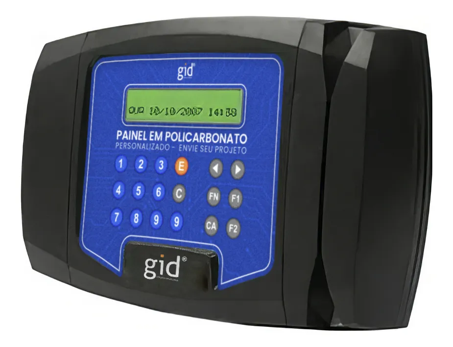 painel com adesivo em policarbonato