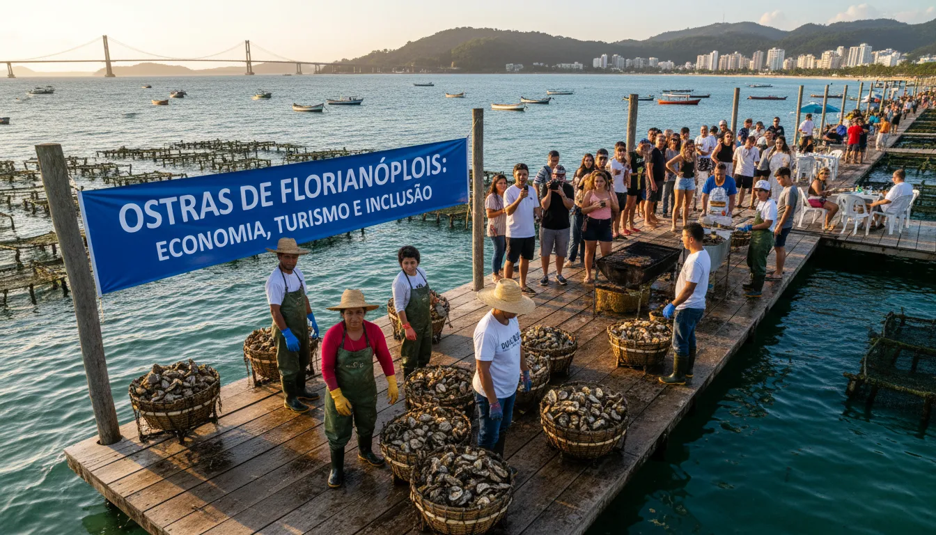 Documentário destaca maricultura e tradição das ostras em Florianópolis