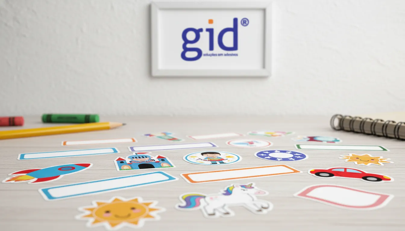 Etiqueta Escolar Personalizada: Modelos, Materiais e Como Encomendar