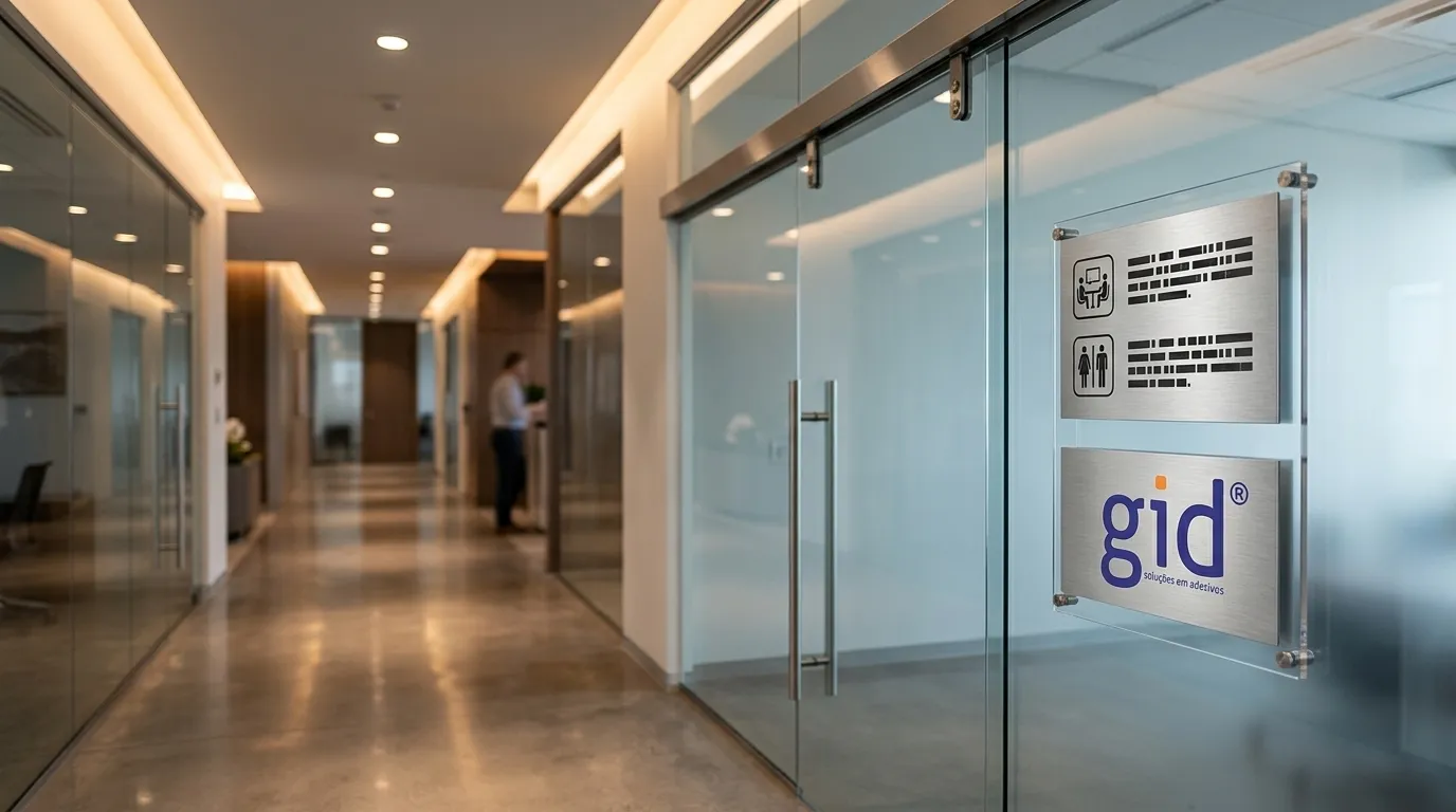 Placa de Identificação de Salas e Setores: Modelos para Empresas e Indústrias